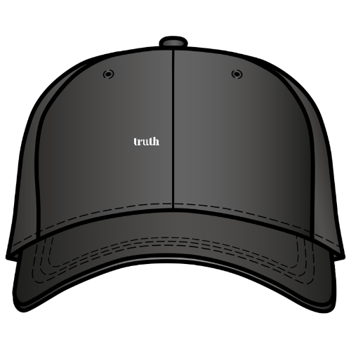 1WOnly Cap– TRUTH (Minimalist Word Shirt)