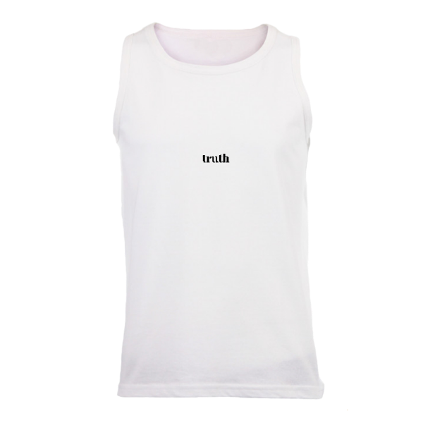 1WOnly Mens Vest – TRUTH (Minimalist Word Shirt)