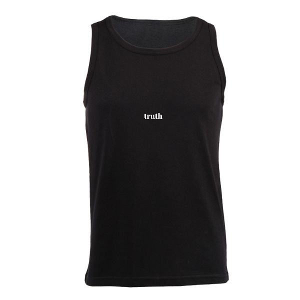 1WOnly Mens Vest– TRUTH (Minimalist Word Shirt)