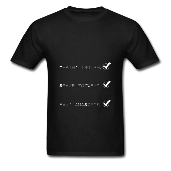 Thathi Sgubhu Black T Shirt