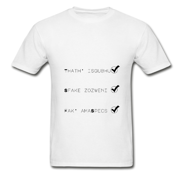 Thathi Sgubhu White T Shirt