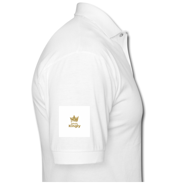 Kinda Kingly Men Golf Shirts558181Whiteright