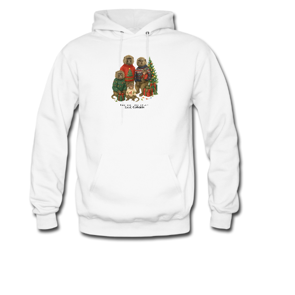 Africam Christmas Hoodie (Baboon Family)