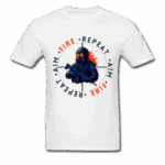 Aim, Fire Repeat T-Shirt White560396Whitefront