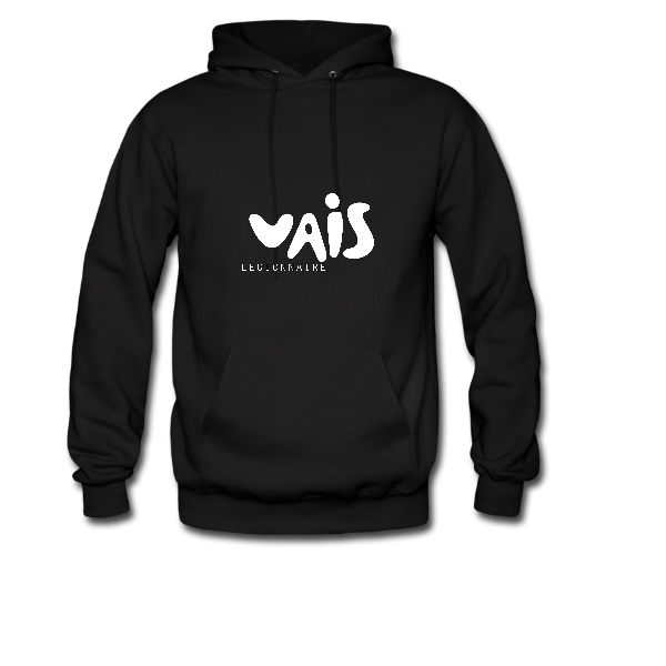 Black Vais Logo Hoodie