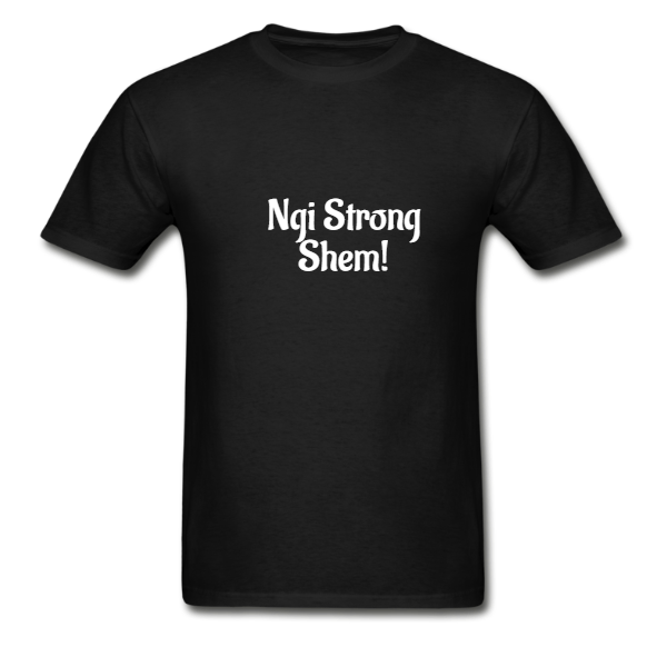 Black on White Unisex – Strong