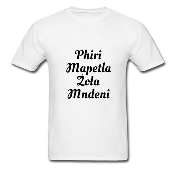 White on Black Unisex – Phiri