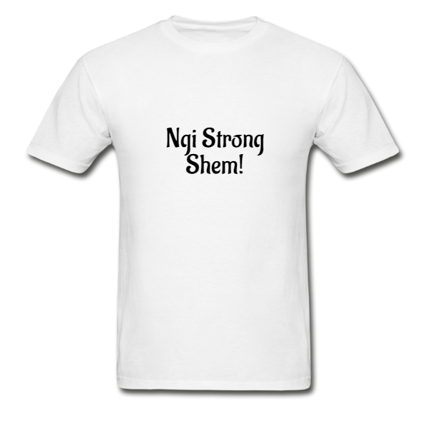 White on Black Unisex – Strong